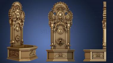 3D model Spring for the temple (STL)